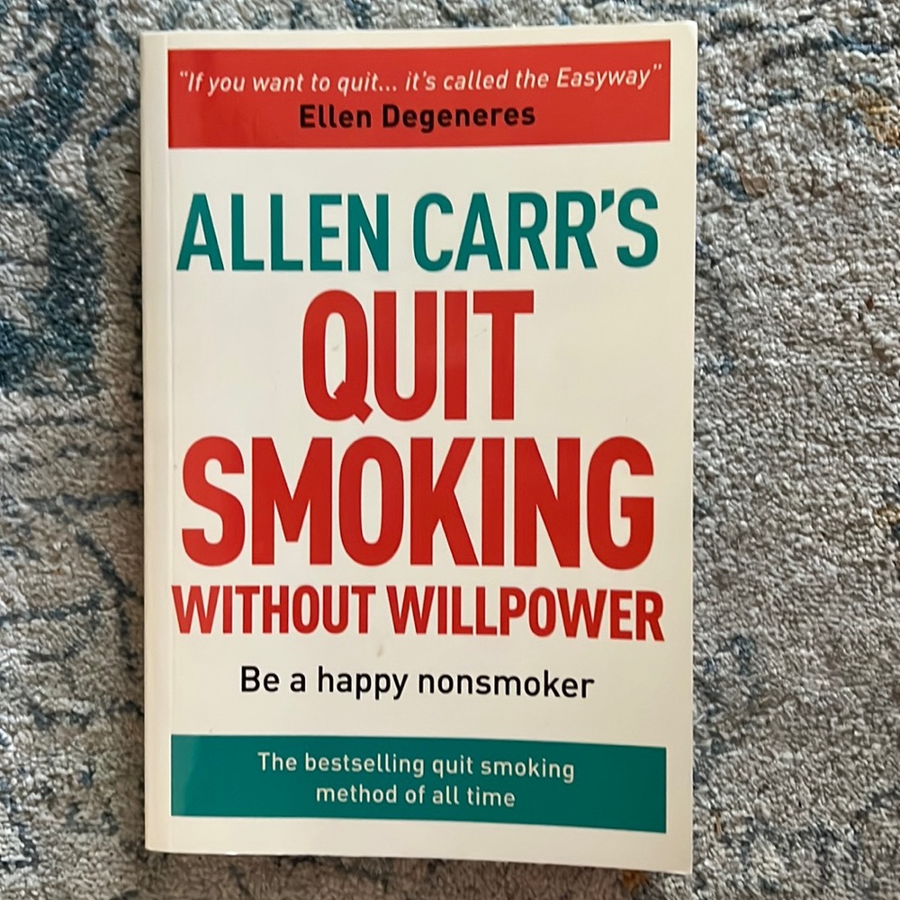 📚Allen Carr’s quit smoking book